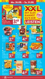 Gazetka promocyjna Aldi Nord - Von Montag - Gazetka - ważna od 31.08 do 31.08.2024 - strona 10 - produkty: Alaska-Seelachs, Alaska-Seelachsfilet, aldi, antipasti, asti, aus der tiefkühlung, Becher, beutel, bohne, bohnen, bratwurst, brustfilet, burger, cheddar, chicken wings, chili, curry, dip, eis, emmentaler, filet, filets, fleisch, gin, Holz, Käse, ketchup, lachs, lachsfilet, lachsfilets, mais, mozzarella, paprika, Reibekäse, reis, rel, rostbratwurst, sauce, schnitzel, schwein, schweine, schweinefleisch, seelachsfilet, snack, Ti, wein, weine, wurst, ZTE