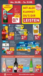 Gazetka promocyjna Aldi Nord - Von Montag - Gazetka - ważna od 31.08 do 31.08.2024 - strona 6 - produkty: aldi, angebot, angebote, arla, auer, braten, Cap, coca-cola, cocktail, cola, eis, elle, erfrischungsgetränk, flasche, getränk, gewürz, kabinett, Kærgården, krombache, krombacher, orange, pils, rapsöl, raspberry, reis, riesling, rotwein, schnitzel, Spezi, Streichzart, teller, Ti, tiefpreis, vita, wein, weine, Weißwein, zucker