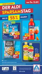 Gazetka promocyjna Aldi Nord - Von Montag - Gazetka - ważna od 13.07 do 13.07.2024 - strona 42 - produkty: aldi, aperitif, auto, bertolli, beutel, flasche, gin, Käse, magazin, milch, nuss, olive, oliven, olivenöl, papier, salakis, salz, telefon, Ti, ZTE