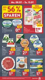 Gazetka promocyjna Aldi Nord - Von Montag - Gazetka - ważna od 13.07 do 13.07.2024 - strona 5 - produkty: Alpenhain, arla, aufstrich, Becher, brot, brotaufstrich, butter, camembert, chavroux, creme, eis, elle, frischkäse, gin, Kærgården, Käse, korn, milch, philadelphia, reis, Schal, Schale, Spezi, teller, Ti, weichkäse, wiltmann, ZTE