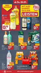 Gazetka promocyjna Aldi Nord - Von Montag - Gazetka - ważna od 07.01 do 07.01.2023 - strona 32 - produkty: aldi, alkohol, angebot, angebote, coca-cola, cola, eis, eistee, elle, erfrischungsgetränk, fanta, flasche, frucht, fruchtsaft, gerolsteine, gerolsteiner, getränk, Hohes C, limo, mac, malz, Mezzo Mix, pils, pilsener, reis, saft, steiner, tee, teller, Ti, underberg, warsteiner, wasser, zucker