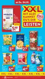 Gazetka promocyjna Aldi Nord - Von Montag - Gazetka - ważna od 07.01 do 07.01.2023 - strona 34 - produkty: aldi, aus der tiefkühlung, beere, beeren, beutel, bohne, bohnen, burger, chicken nuggets, chili, cin, dessert, desserts, eis, flasche, fleisch, gin, gouda, himbeer, himbeere, himbeeren, Käse, mais, nuggets, paprika, Reibekäse, salz, schwein, schweine, Ti, torte, tortelloni, waschmittel, wein, weine, ZTE