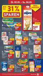 Gazetka promocyjna Aldi Nord - Von Montag - Gazetka - ważna od 07.01 do 07.01.2023 - strona 5 - produkty: alpro, arla, arla buko, aufschnitt, aufstrich, Becher, brot, brotaufstrich, Buko, butter, cin, drink, eis, elle, fleisch, frischkäse, Geflügel, gin, gutfried, hafer, Haferdrink, hartkäse, hühner, joghur, joghurt, Kærgården, Käse, landkäse, landliebe, milka, milkana, natur, ndk, rapsöl, reis, Schmelzkäse, schmelzkäsezubereitung, teller, Ti, tiefpreis, weihenstephan, wurst, ZTE, zucker