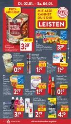 Gazetka promocyjna Aldi Nord - Von Montag - Gazetka - ważna od 07.01 do 07.01.2023 - strona 6 - produkty: aldi, angebot, angebote, apfel, aus der tiefkühlung, backfisch, bacon, beutel, eimer, einwegrasierer, eis, elle, ferrero, fisch, fischstäbchen, flasche, früchte, früchten, garnelen, getränk, gin, gulasch, iglo, kartoffel, kartoffeln, Kinder, kinder pingui, kochbeutel, kräuter, LG, malz, milch, oder kräuter, pantene, pantene pro-v, perwoll, pingui, pro-v, rasierer, reis, reis-fit, rügenwalder, Schmalz, schoko, schwein, schweine, schweinegulasch, shampoo, sim, Spezi, spülung, teller, Ti, und gemüse, venus, wasser, wein, weine