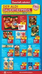 Gazetka promocyjna Aldi Nord - Von Montag - Gazetka - ważna od 07.01 do 07.01.2023 - strona 8 - produkty: aldi, auer, beutel, blätterteig, chips, cin, dauertiefpreis, eier, eis, frischei-nudeln, hartweizen, hühner, kartoffel, kartoffelchips, lasagne, Lasagneblätter, latte, nudel, nudeln, papier, reis, rum, Schal, Schale, snack, snacks, Sun Snacks, teigwaren, Ti, tiefpreis, ZTE