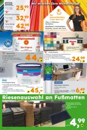 Gazetka promocyjna  - Gazetka - ważna od 04.01 do 04.01.2025 - strona 6 - produkty: alpina, Alpinaweiß, Blüte, brie, cashmere, classico, eimer, eis, erde, fassadenfarbe, flieder, Fußmatte, gsw, Heu, HP, Hula Hoop, innenfarbe, lack, Lacke, lamm, lion, mandel, Rauch, Rauhfaser, reis, rezept, rezepte, Streichputz, Tapete, Ti, venus, Wild