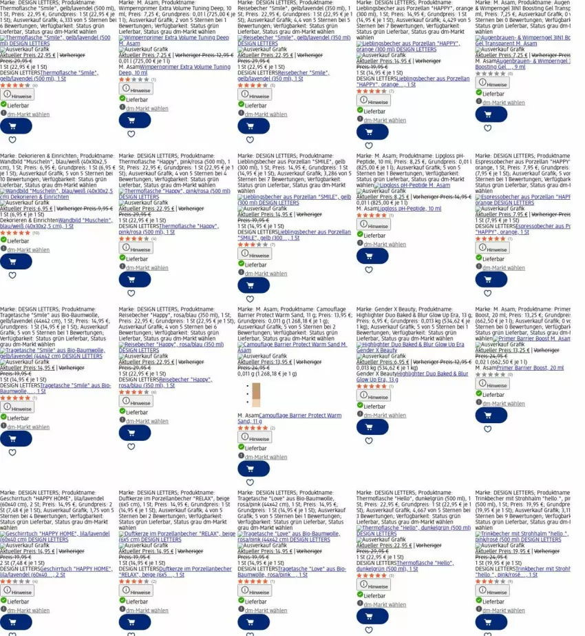 Aktueller Prospekt Dm Drogerie - Prospekte - von 27.10 bis 05.11.2025 - strona 16 - produkty: Bau, baumwolle, Becher, Berger, bio, bio-baumwolle, Duftkerze, eis, elle, erde, espresso, flasche, geschirr, geschirrtuch, kerze, lavendel, LG, Lipgloss, Muscheln, orange, rama, reis, rel, sim, spee, Tasche, Ti, tragetasche, trinkbecher, tuc, wolle, Yo