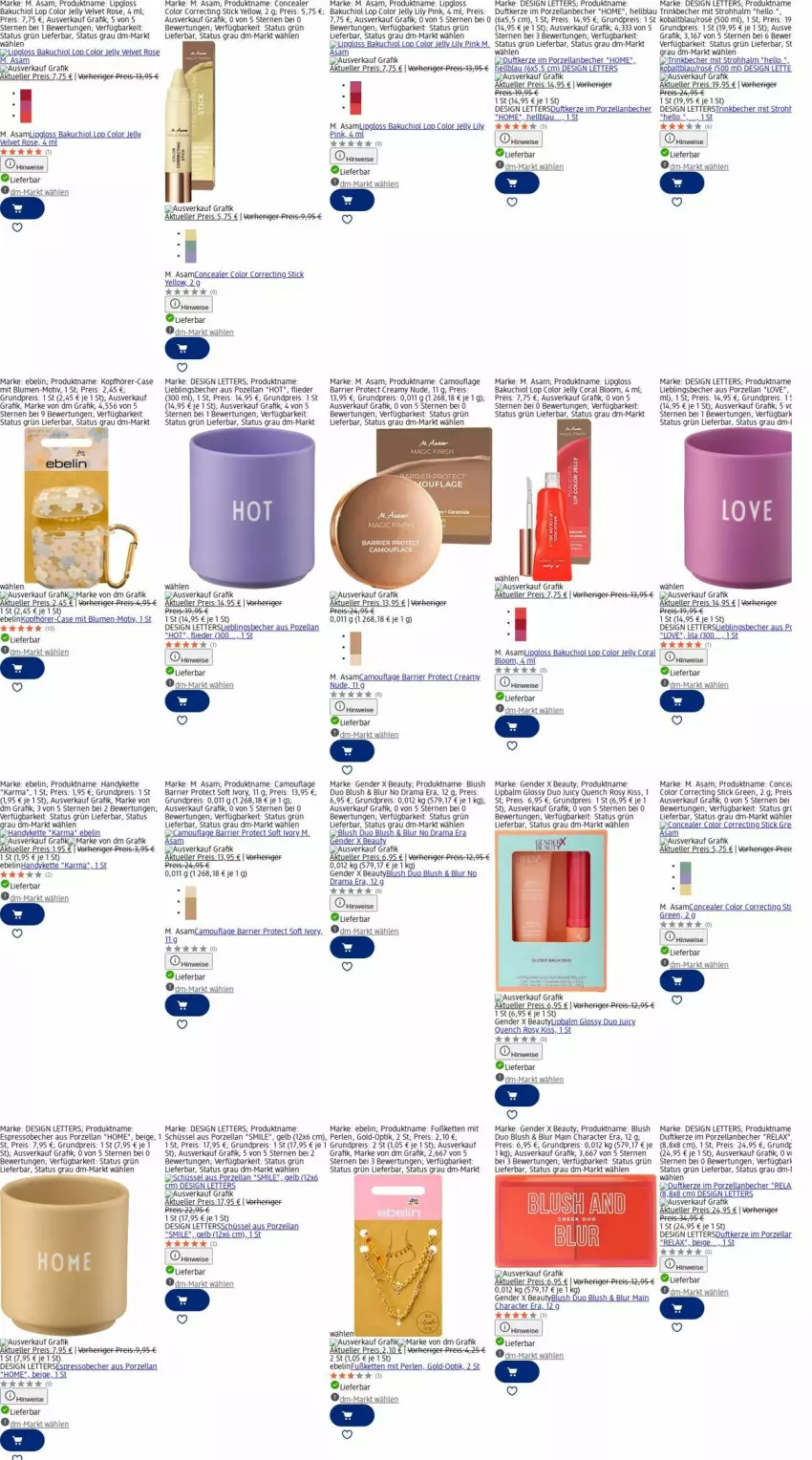 Aktueller Prospekt Dm Drogerie - Prospekte - von 27.10 bis 05.11.2025 - strona 17 - produkty: akku, Becher, blume, blumen, Coral, Duftkerze, eis, elle, espresso, flieder, Handy, kerze, Kette, kopfhörer, Lipgloss, Oral B, perlen, rama, reis, rel, schüssel, tee, Ti, trinkbecher, velvet
