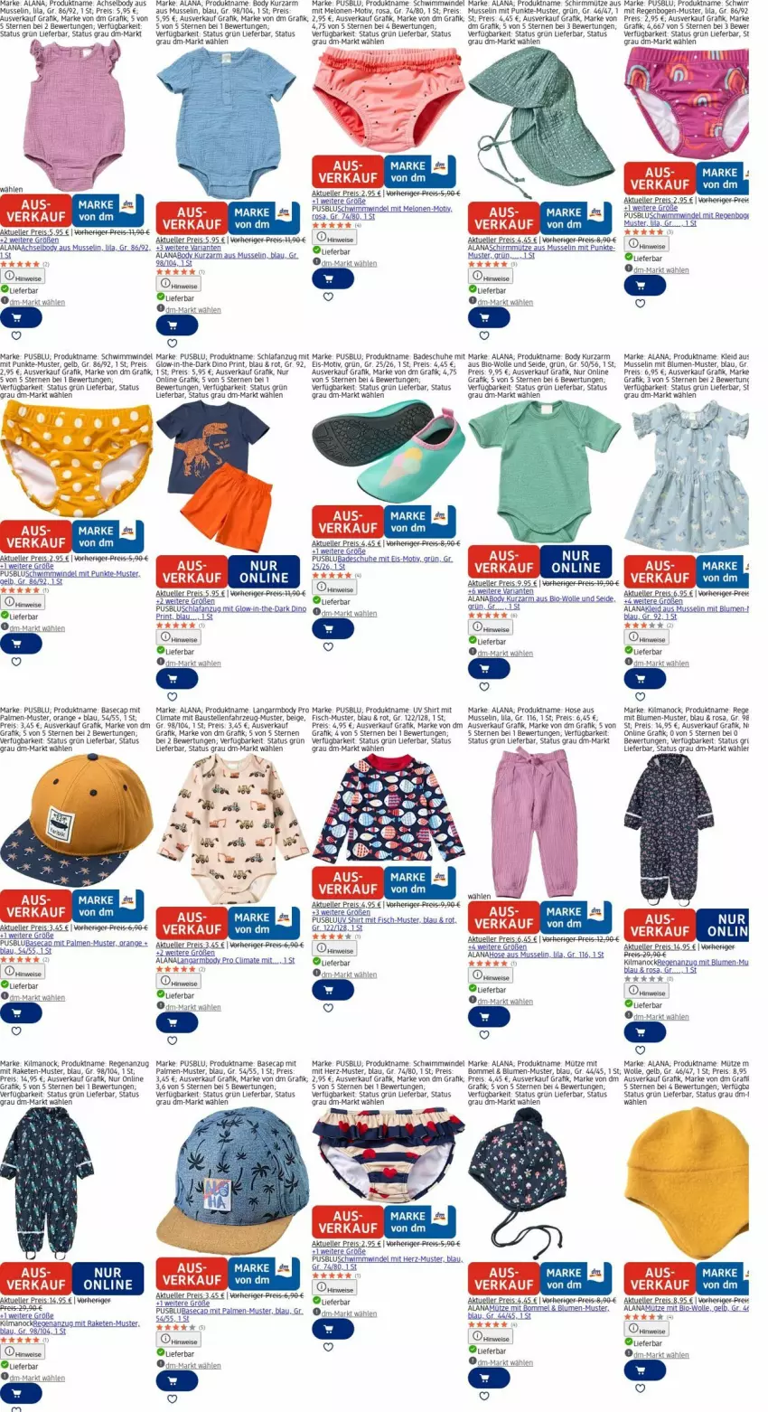 Aktueller Prospekt Dm Drogerie - Prospekte - von 27.10 bis 05.11.2025 - strona 21 - produkty: Anzug, aust, Bad, Bau, bio, blume, blumen, body, Cap, eis, elle, fisch, hose, kleid, melone, melonen, Mütze, orange, Raketen, reis, Ria, Schlafanzug, schuhe, shirt, Ti, usb, wolle
