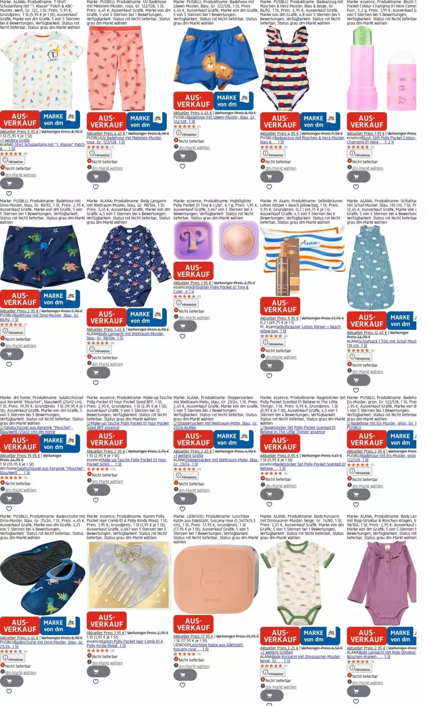 Aktueller Prospekt Dm Drogerie - Prospekte - von 27.10 bis 05.11.2025 - strona 28 - produkty: Anzug, Bad, badeanzug, Badehose, body, edelstahl, eis, elle, ente, gin, hose, Lotion, lunchbox, Make-up, melone, melonen, rama, reis, reiss, rel, sac, salat, schlafsack, schuhe, schüssel, shirt, socken, T-Shirt, Tasche, Ti, topper, usb, Wels, Yo