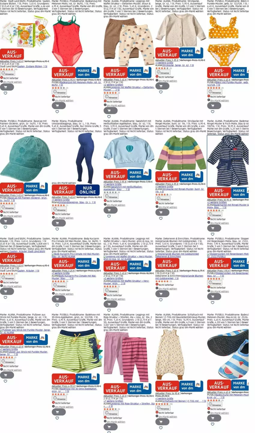 Aktueller Prospekt Dm Drogerie - Prospekte - von 27.10 bis 05.11.2025 - strona 30 - produkty: Anzug, aust, Bad, badeanzug, Badehose, Bademantel, ball, Bau, bikini, blume, blumen, Blüte, body, braun, Cap, eis, Elefant, elle, fisch, gin, Girlande, Holz, hose, Jacke, kräuter, leggings, Luftballon, Mantel, melone, melonen, Pullover, reifen, reis, reiss, ring, sac, schlafsack, schuhe, shirt, socken, Strickjacke, Sweatshirt, tee, Ti, topper, uhu, usb, Wels