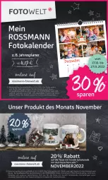 Gazetka promocyjna Rossmann - Prospekte - Gazetka - ważna od 11.11 do 11.11.2022 - strona 17 - produkty: cewe, eis, Fotokalender, gutschein, gutscheine, LG, ndk, reis, saro, sarotti, schoko, schokolade, tasse, Ti, versandkostenfrei