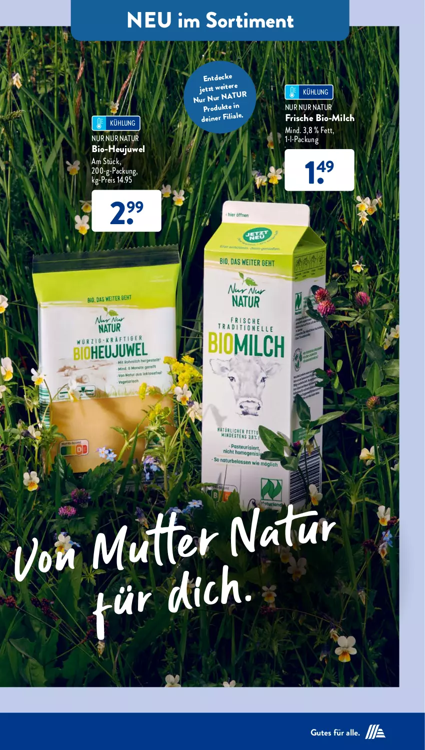 Aktueller Prospekt AldiSud - NÄCHSTE WOCHE - von 26.06 bis 01.07.2023 - strona 5 - produkty: bio, decke, eis, Heu, Heujuwel, milch, natur, reis, Ti