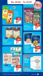 Gazetka promocyjna AldiSud - NÄCHSTE WOCHE - Gazetka - ważna od 01.07 do 01.07.2023 - strona 13 - produkty: aldi, biscotto, braten, cin, eis, früchte, gnocchi, Käse, käsetheke, keks, kekse, Krustenschinken, lebensmittel, LG, müsli, Rauch, reis, schinken, schoko, schwein, schweine, schweinebraten, Ti, torte, tortelloni, wein, weine, Yo, ziegenkäse