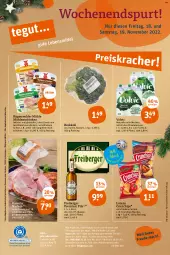 Gazetka promocyjna Tegut - Angebote der Woche - Gazetka - ważna od 19.11 do 19.11.2022 - strona 30 - produkty: alkohol, Alwa, angebot, angebote, auer, Berger, brokkoli, chips, crunchips, dekoration, drucker, elle, Engel, Freiberger, Fulda, getränk, getränke, grill, kasseler, kerze, kochschinken, lebensmittel, lorenz, lorenz crunchips, mac, mineralwasser, natur, natürliches mineralwasser, paprika, pils, premium pils, rel, rezept, rezepte, rügenwalder, rügenwalder mühle, schinken, Ti, uhr, volvic, wasser