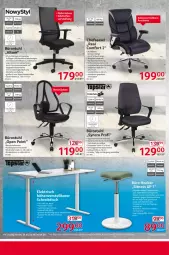 Gazetka promocyjna Selgros - Non Food - Gazetka - ważna od 06.03 do 06.03.2024 - strona 14 - produkty: armlehnen, Brei, chefsessel, intertek, kraft, kunstleder schwarz, rückenlehne, sessel, stuhl, teppich, teppichboden, Ti
