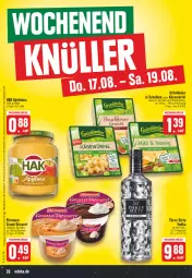 Gazetka promocyjna E Center - Angebote der Woche - Gazetka - ważna od 12.08 do 12.08.2023 - strona 26 - produkty: apfel, apfelmus, Becher, bratwurst, dessert, ehrmann, eis, filet, flasche, grünländer, gurke, gurken, Käse, nuss, reis, rind, rinder, rinderfilet, rostbratwurst, salat, Salatgurke, salatgurken, schinken, schinkenwurst, Three Sixty, vodka, würfel, wurst, ZTE