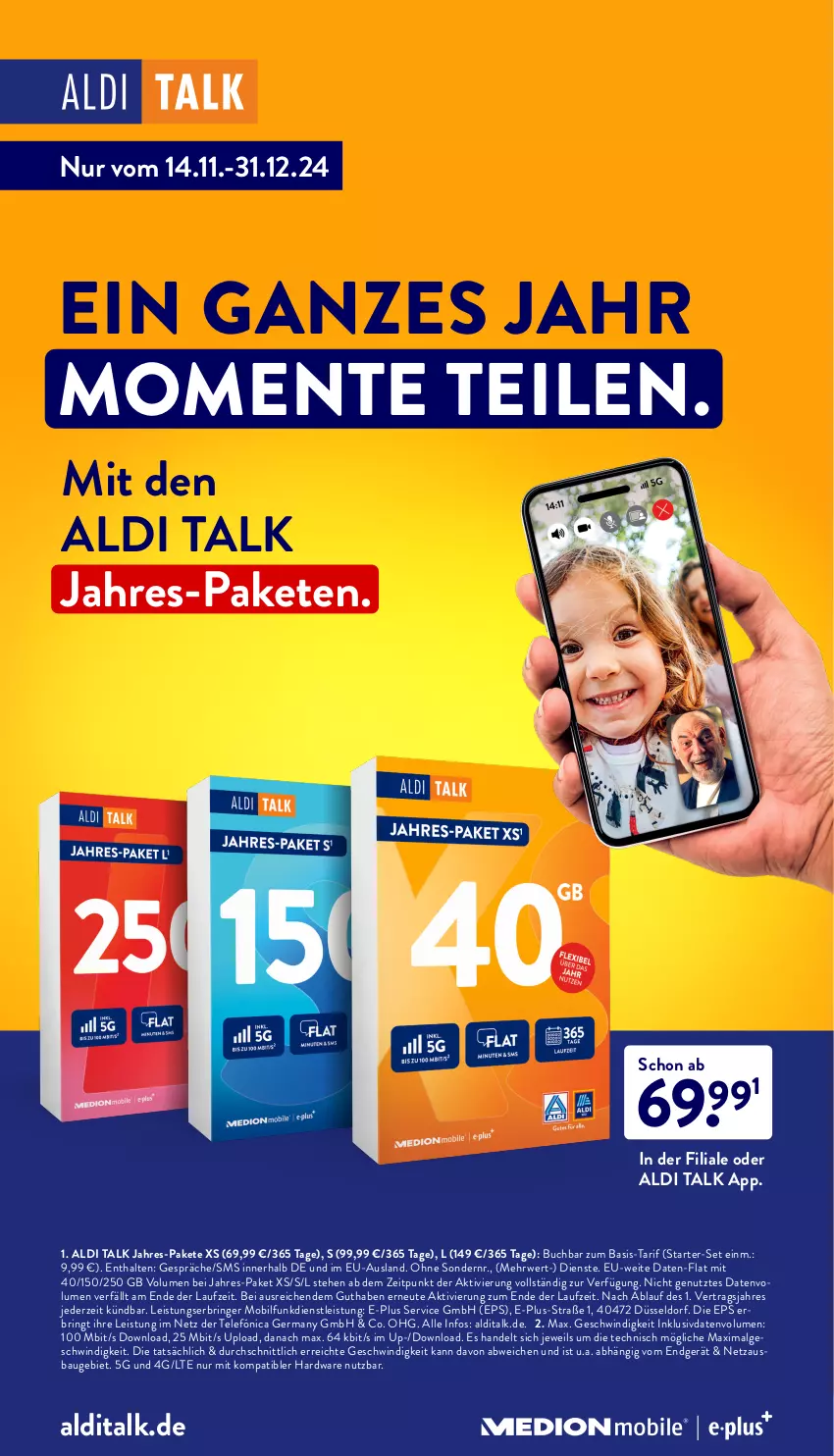 Aktueller Prospekt Aldi Nord - Von Montag - von 18.11 bis 23.11.2024 - strona 42 - produkty: aldi, aldi talk, Bau, buch, eis, ente, Germ, hardware, LG, ring, rwe, Ti, usb, ZTE