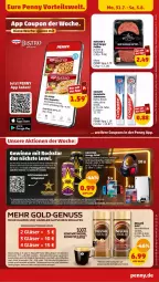 Gazetka promocyjna Penny - Prospekte - Gazetka - ważna od 05.08 do 05.08.2023 - strona 15 - produkty: baguette, baguettes, beef, burger, butcher's, colgate, coupon, coupons, creme, drink, eis, energy drink, gewinnspiel, gin, Gläser, google play, gutschein, LG, nescafe, nuss, pepsi, Rauch, Rockstar, Ti, wein, Yo, zahncreme, zucker