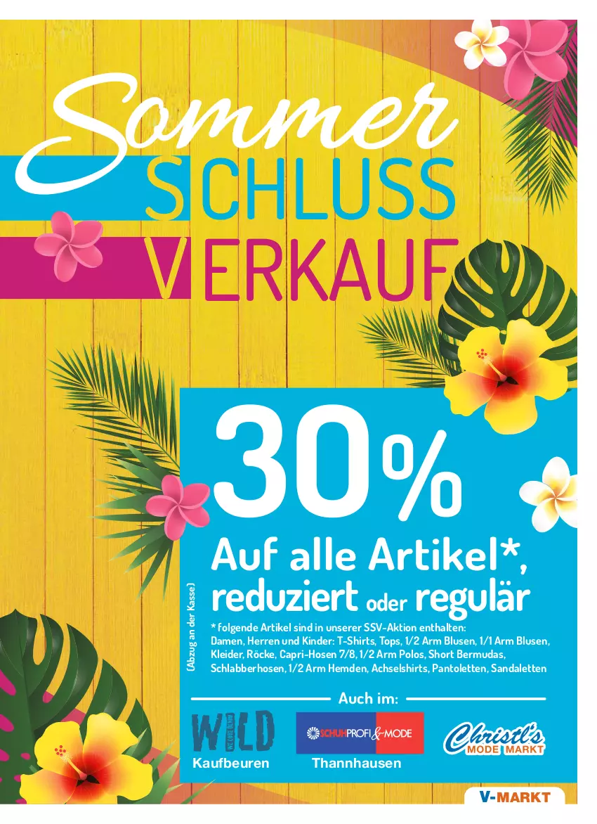 Aktueller Prospekt Vmarkt - V-Markt - von 11.08 bis 17.08.2022 - strona 17 - produkty: bermuda, bermudas, bluse, Cap, hemd, hemden, hose, hosen, Kinder, kleid, kleider, LG, pantolette, pantoletten, Röcke, sandale, shirt, shirts, T-Shirt, Ti