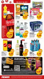 Gazetka promocyjna Penny - Prospekte - Gazetka - ważna od 16.09 do 16.09.2023 - strona 12 - produkty: adelholzener, Alwa, beutel, cola, eis, elle, flasche, flaschen-kasten, freixenet, frucht, fruchtgummi, gin, Hohes C, Holz, mac, mineralwasser, orange, pepsi, pet-flasche, reis, Rockstar, sinalco, Ti, wasser