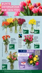 Gazetka promocyjna Aldi Nord - Aldi-Aktuell - Gazetka - ważna od 16.04 do 16.04.2022 - strona 18 - produkty: aldi, auer, Bau, Bauer, blume, blumen, chrysanthemen, eis, elle, erde, Germ, hero, LG, Narzissen, reis, Ria, rosen, Ti, trolli, uhr, Vase
