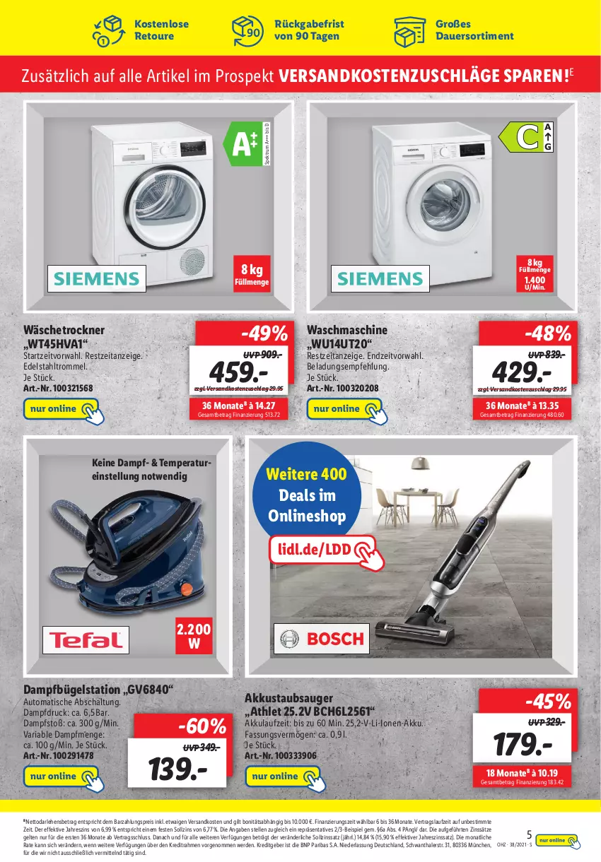 Aktueller Prospekt Lidl - Onlineshop-Highlights der Woche - von 20.09 bis 26.09.2021 - strona 5