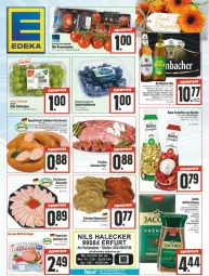 Gazetka promocyjna Edeka - Prospekte - Gazetka - ważna od 18.05 do 18.05.2024 - strona 1 - produkty: creme, deka, eis, flasche, fleisch, fleischwurst, jacobs, kaffee, Käse, natur, rama, rama cremefine, Rauch, schinken, Schmelzkäse, schwein, schweine, steak, tafeltrauben, telefon, trauben, uhr, wein, weine, wurst