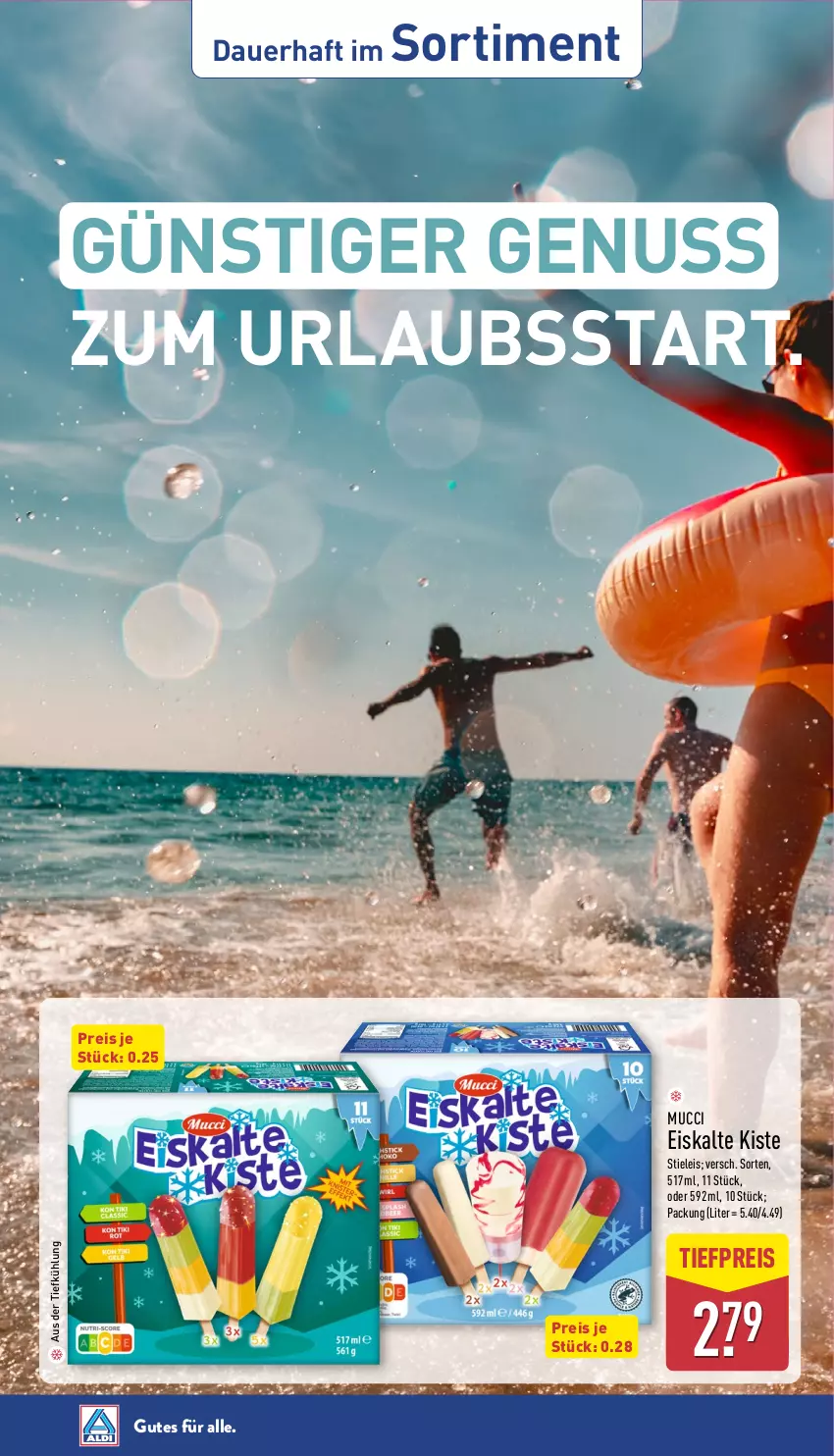 Aktueller Prospekt Aldi Nord - Von Montag - von 14.07 bis 19.07.2025 - strona 38 - produkty: auer, aus der tiefkühlung, eis, nuss, reis, stieleis, Ti, tiefpreis