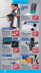 Gazetka promocyjna Aldi Nord - Von Montag - Gazetka - ważna od 19.07 do 19.07.2025 - strona 16 - produkty: akku, akkuschrauber, auer, aufbewahrungstasche, auto, Bohrer-Set, bürste, dell, elle, felgen, ferrex, gin, kleid, Kleidung, koffer, kraft, LED-Leuchte, Leuchte, LG, mikrofaser, Mode, PKWs, Radio, Reinigung, reinigungsbürste, Ria, rwe, Tasche, Ti, tisch, tragegriff, tuc, waschhandschuh, werkzeug, ZTE