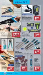Gazetka promocyjna Aldi Nord - Von Montag - Gazetka - ważna od 19.07 do 19.07.2025 - strona 18 - produkty: abis, Arbeitsleuchte, auer, beleuchtung, deka, dell, elle, gin, gsw, Holz, ladekabel, Leuchte, LG, Mode, papier, säge, Schere, Schleifpapier, schrauben, Ti, tisch, usb, Waage, wasser, ZTE