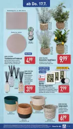 Gazetka promocyjna Aldi Nord - Von Montag - Gazetka - ważna od 19.07 do 19.07.2025 - strona 21 - produkty: aldi, alkohol, batterie, batterien, decke, dell, eis, elle, flasche, gin, Grom, Hygrometer, korb, mars, Mode, natur, ndk, pflanze, Raumduft, reis, Ria, ring, rwe, Schal, Schale, Ti, tisch, tischdecke, topf, ZTE