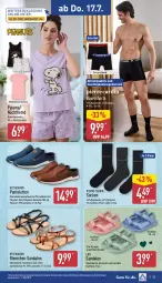 Gazetka promocyjna Aldi Nord - Von Montag - Gazetka - ważna od 19.07 do 19.07.2025 - strona 25 - produkty: aldi, Bau, baumwolle, decksohle, dell, garnitur, gin, hemd, Kinder, kleid, Kleidung, Mode, Nachthemd, pantolette, pantoletten, Pierre Cardin, Pyjama, reine baumwolle, Ria, sandale, sandalen, shorts, socken, Ti, tisch, up2fashion, wasser, wolle, ZTE