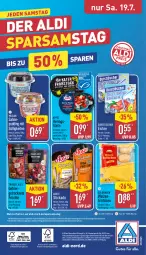 Gazetka promocyjna Aldi Nord - Von Montag - Gazetka - ważna od 19.07 do 19.07.2025 - strona 36 - produkty: aldi, aus der tiefkühlung, auto, Becher, brötchen, creme, durstlöscher, eis, eistee, filet, filets, früchte, gin, hering, Herings, heringsfilets, Heringsfilets in Creme, magazin, papier, pudding, ring, sahne, stickado, tee, telefon, Ti, weizenbrötchen, ZTE