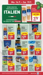 Gazetka promocyjna Aldi Nord - Von Montag - Gazetka - ważna od 19.07 do 19.07.2025 - strona 9 - produkty: aldi, baguette, baguettes, barilla, beutel, blume, blumen, blumenöl, chovi, creme, dell, eis, elle, filet, filets, flasche, Getrocknete Tomaten, gin, grissini, natives olivenöl, nuss, olive, oliven, olivenöl, pesto, reis, Sardellen, snack, sonnenblume, sonnenblumen, sonnenblumenöl, Ti, tiefpreis, tomate, tomaten, ZTE