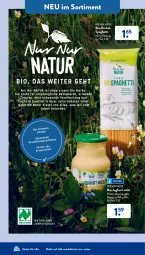 Gazetka promocyjna AldiSud - NÄCHSTE WOCHE - Gazetka - ważna od 01.07 do 01.07.2023 - strona 4 - produkty: aldi, bio, bio-joghurt, eis, joghur, joghurt, joghurt mild, mango, maracuja, natur, naturland, pfirsich, reis, spaghetti, Ti