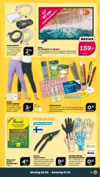 Gazetka promocyjna Netto - Woche 39 - Gazetka - ważna od 01.10 do 01.10.2022 - strona 17 - produkty: adapter, Bau, baumwolle, Cap, dünger, dvb, DVB-T, fiskars, garnitur, Garten, Gartenschere, gin, handschuhe, Handy, HD Ready, HDMI, iphone, Kinder, Kugel, kugelschreiber, leggings, LG, rasen, rasendünger, Ria, Schere, schuhe, Sharp, Ti, Tintenlöscher, tuner, usb, wolle