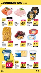 Gazetka promocyjna Netto - Woche 39 - Gazetka - ważna od 01.10 do 01.10.2022 - strona 20 - produkty: Bad, braten, brustfilet, crème fraîche, eis, emmentaler, filet, filets, fleisch, Fleischerei, Frische Hähnchen, frucht, fruchtjoghurt, hähnchenbrust, hähnchenbrustfilet, joghur, joghurt, kartoffel, kartoffeln, kasseler, natur, pasta, Pastagericht, pflaume, pflaumen, Rügener, rügener badejunge, Schere, schinken, schinkenbraten, speisekartoffeln