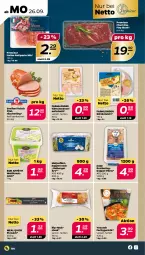 Gazetka promocyjna Netto - Woche 39 - Gazetka - ważna od 01.10 do 01.10.2022 - strona 4 - produkty: aufschnitt, Berger, eis, fertiggericht, filet, Fileträucherling, filets, fleisch, hähnchenbrust, hering, kotelett, Kraut, krautsalat, matjes, Matjesfilet, pizza, Popp, Räucherling, reifen, ring, salat, steak, Ti, Yo, YouCook