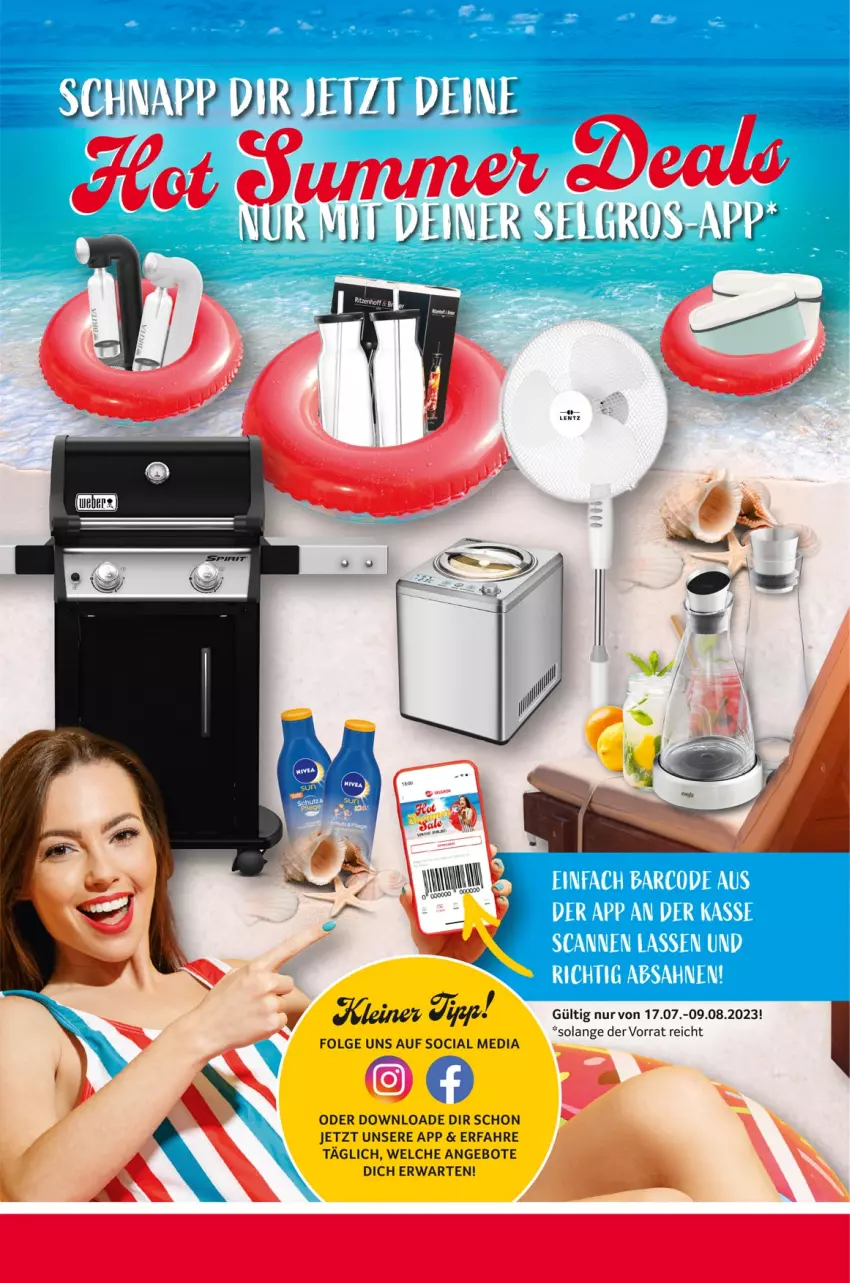 Aktueller Prospekt Selgros - Hot Summer Sale - von 17.07 bis 09.08.2023 - strona 2 - produkty: angebot, angebote, leine, LG, Ti