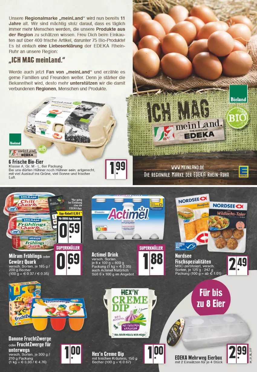 Aktueller Prospekt Edeka - Angebote der Woche - von 23.08 bis 28.08.2021 - strona 17