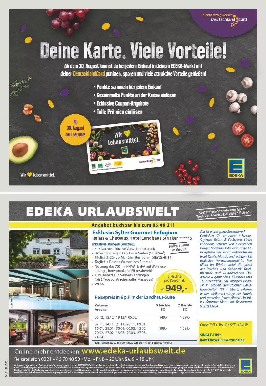 Aktueller Prospekt Edeka - Angebote der Woche - von 23.08 bis 28.08.2021 - strona 30