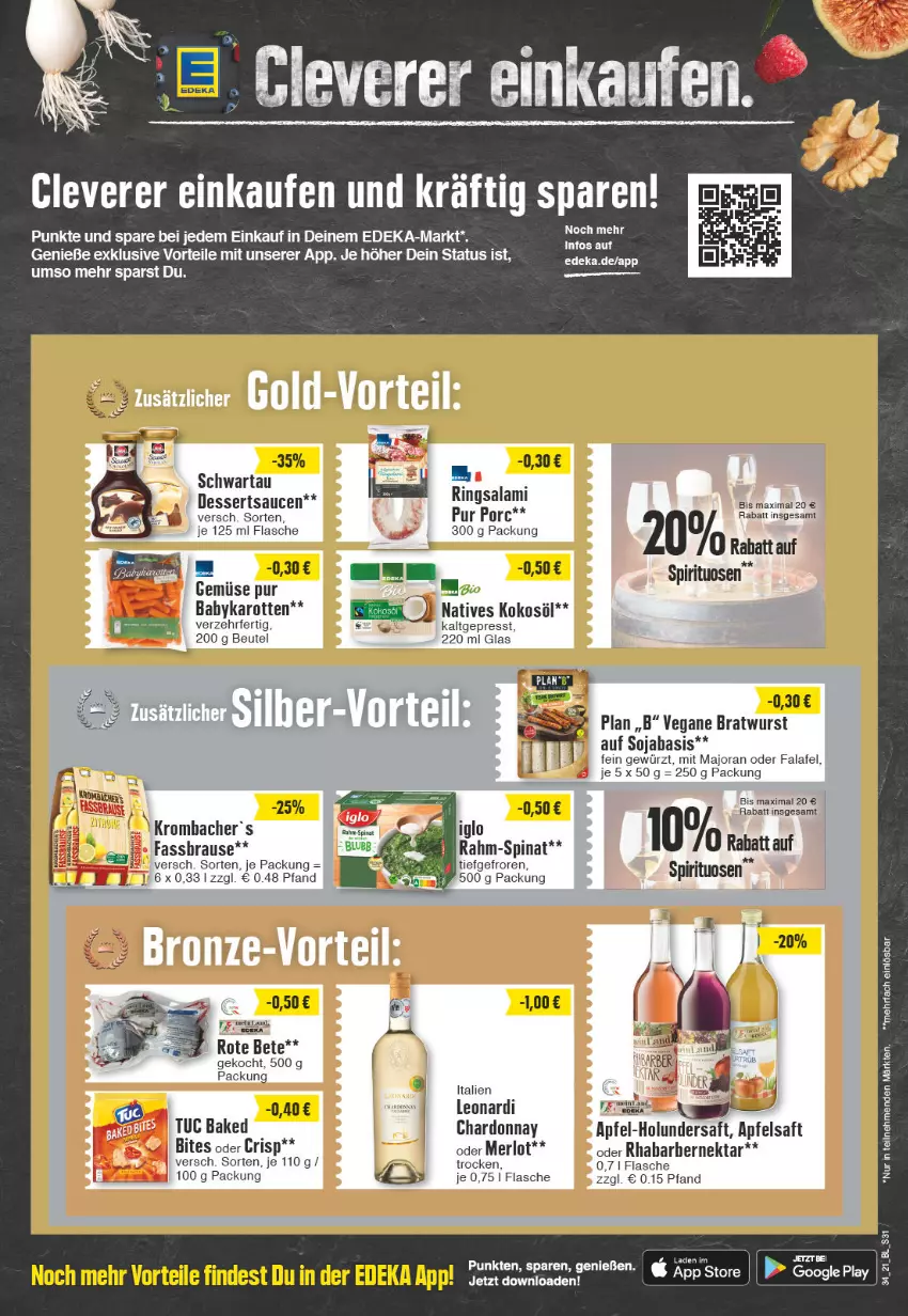 Aktueller Prospekt Edeka - Angebote der Woche - von 23.08 bis 28.08.2021 - strona 31