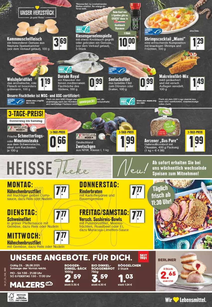 Aktueller Prospekt Edeka - Angebote der Woche - von 23.08 bis 28.08.2021 - strona 32