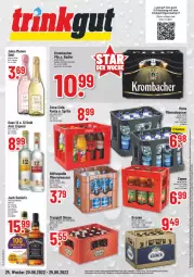 Gazetka promocyjna Trinkgut - Gazetka - ważna od 25.06 do 25.06.2022 - strona 1 - produkty: Alwa, angebot, angebotspreis, Apple, bier, coca-cola, cola, deka, deutschlandcard, eis, elle, erde, fanta, flasche, jack daniel, jack daniel's, jules mumm, krombache, krombacher, krombacher pils, krone, LG, liqueur, mineralwasser, mumm, oder radler, ouzo, ouzo 12, pils, pilsener, radler, reis, sekt, sim, sprite, tennessee whiskey, Ti, uhr, wasser, whiskey