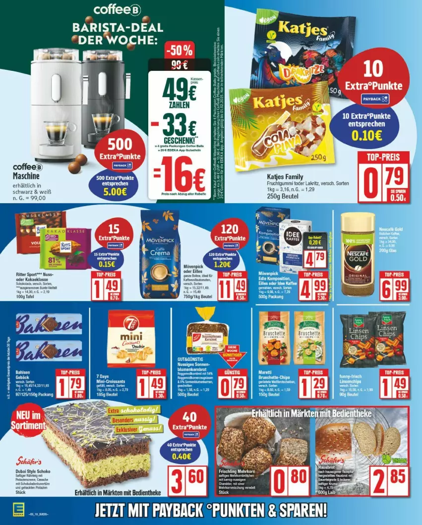 Aktueller Prospekt Edeka - Prospekte - von 27.01 bis 01.02.2025 - strona 14 - produkty: beutel, frucht, fruchtgummi, kakao, katjes, Lakritz, oder lakritz, ritter, ritter sport, schoko, Sport