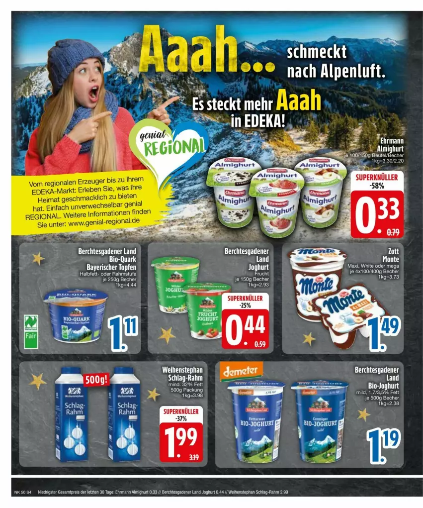 Aktueller Prospekt Edeka - Prospekte - von 09.12 bis 16.12.2024 - strona 6 - produkty: almighur, almighurt, Becher, ehrmann, ehrmann almighurt, eis, joghur, joghurt, reis, tee, weihenstephan, ZTE