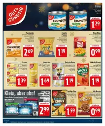 Gazetka promocyjna Edeka - Prospekte - Gazetka - ważna od 16.12 do 16.12.2024 - strona 22 - produkty: ACC, beutel, blume, blumen, blumenöl, brezel, Brezeln, chips, cracker, deka, elle, gewürz, gin, kartoffel, LG, mac, macadamia, mais, Mantel, meersalz, mehl, mit paprika, paprika, pizza, Pretzel, ring, Rockstar, salz, snack, sonnenblume, sonnenblumen, sonnenblumenöl, sour cream, Ti, tisch, tomate, tortilla, weizenmehl