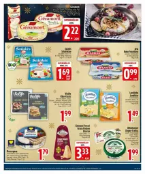 Gazetka promocyjna Edeka - Prospekte - Gazetka - ważna od 16.12 do 16.12.2024 - strona 9 - produkty: altenburger, arla, arla buko, Becher, Buko, burger, creme, frischkäse, grana, grana padano, Käse, landkäse, landliebe, mascarpone, milch, ndk, padano, Rana, riserva, salakis, schafskäse, soja, tuc
