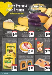 Gazetka promocyjna Edeka - Angebote der Woche - Gazetka - ważna od 27.05 do 27.05.2023 - strona 12 - produkty: aktionspreis, Beemster, bergader, discount, eis, französischer weichkäse, gin, hartkäse, Käse, leerdammer, mac, natur, Old Amsterdam, reis, schweizer hartkäse, Ti, weichkäse, ZTE